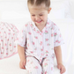 Girl's Two Piece Flare Lounge Set | Rosy & Cozy