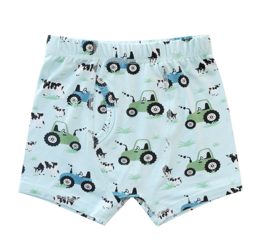 Boys Briefs- Farm Life - Sweet Bamboo