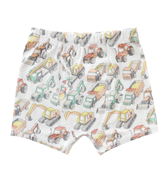 Boys Briefs- Busy Building - Sweet Bamboo