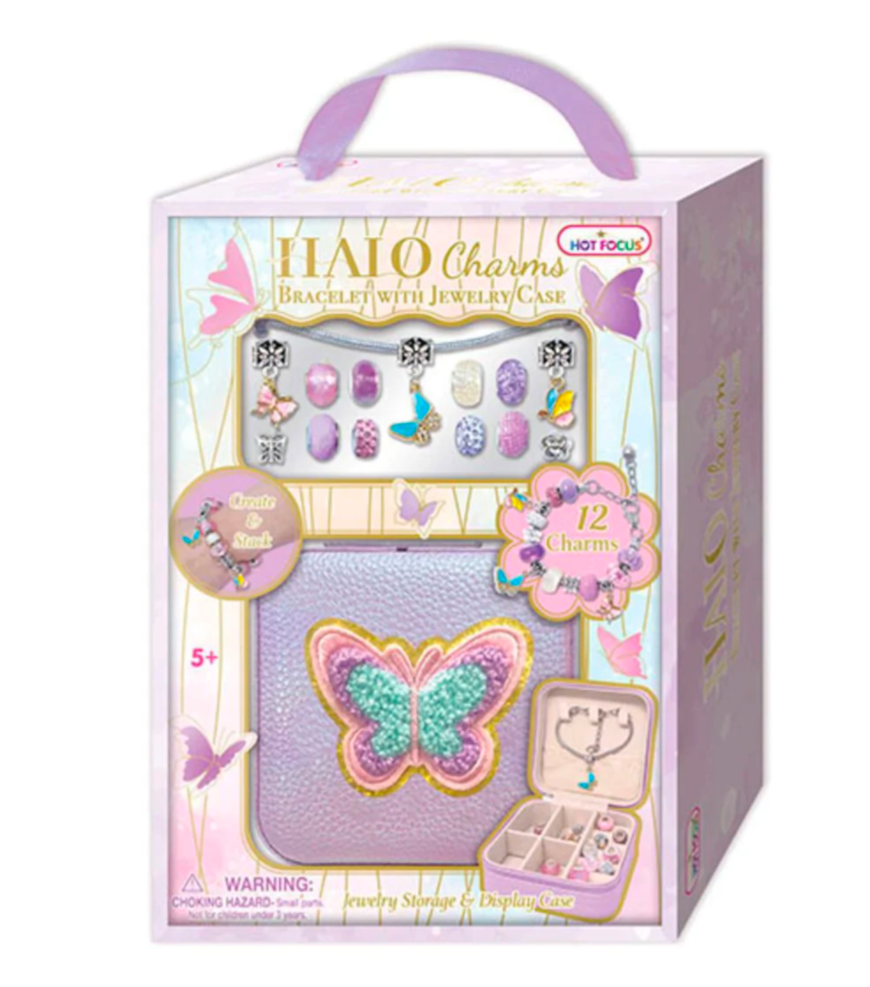 Halo Charms- Bracelet with Jewelry Case