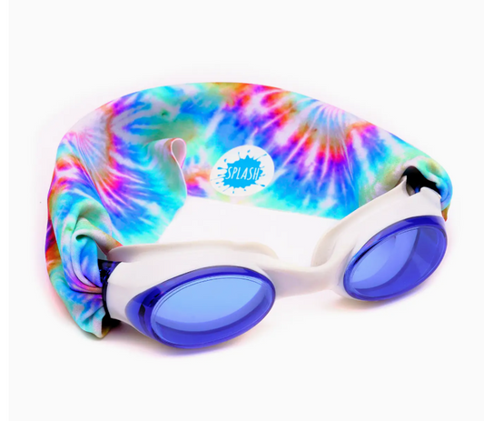 Tie Dye Swim Goggles - Splash Place Swim Goggles