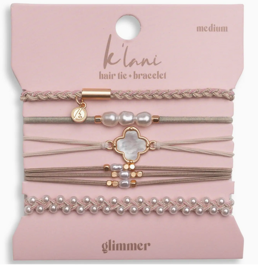 Glimmer" Hair Tie Bracelets - Klani