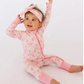 Rosie Bow Zipper Romper - In My Jammers