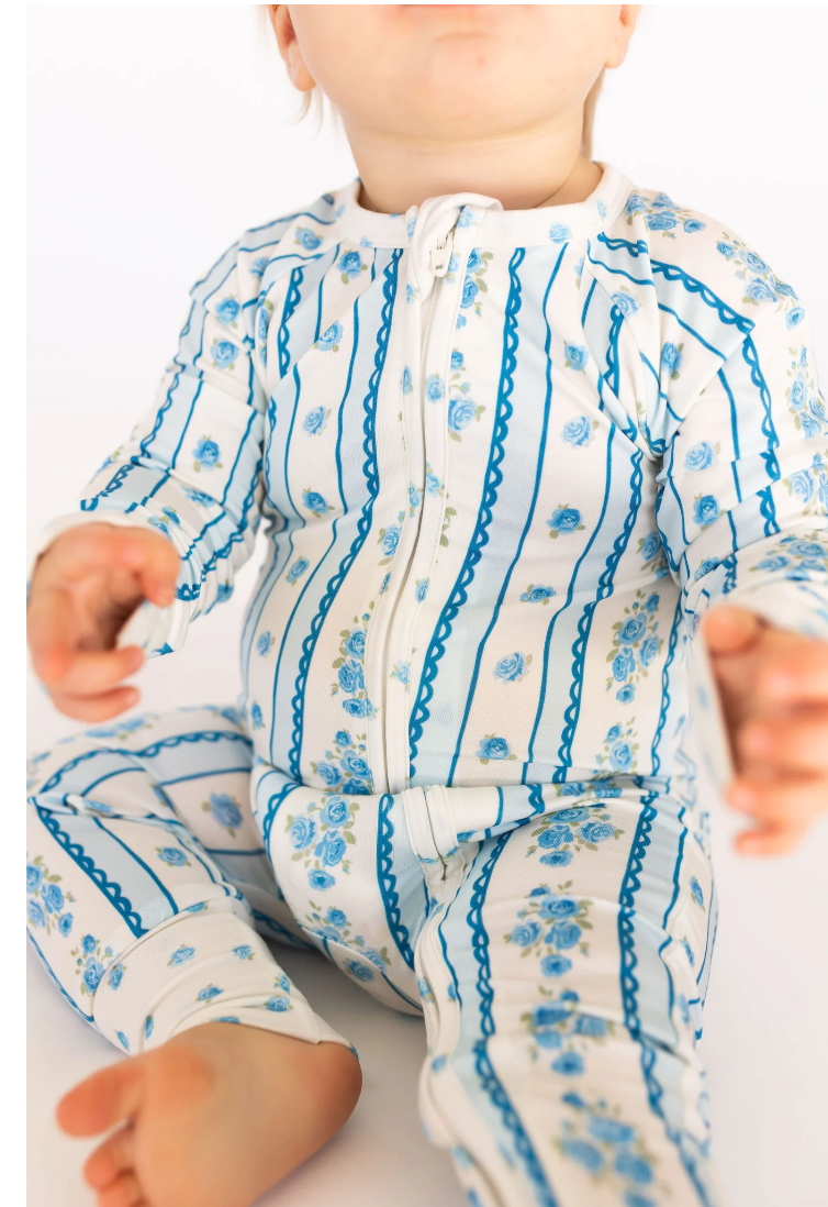 Forever Blooming Zipper Romper - In My Jammers