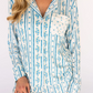 Forever Blooming Women's Long Sleeve Short Set - In My Jammers