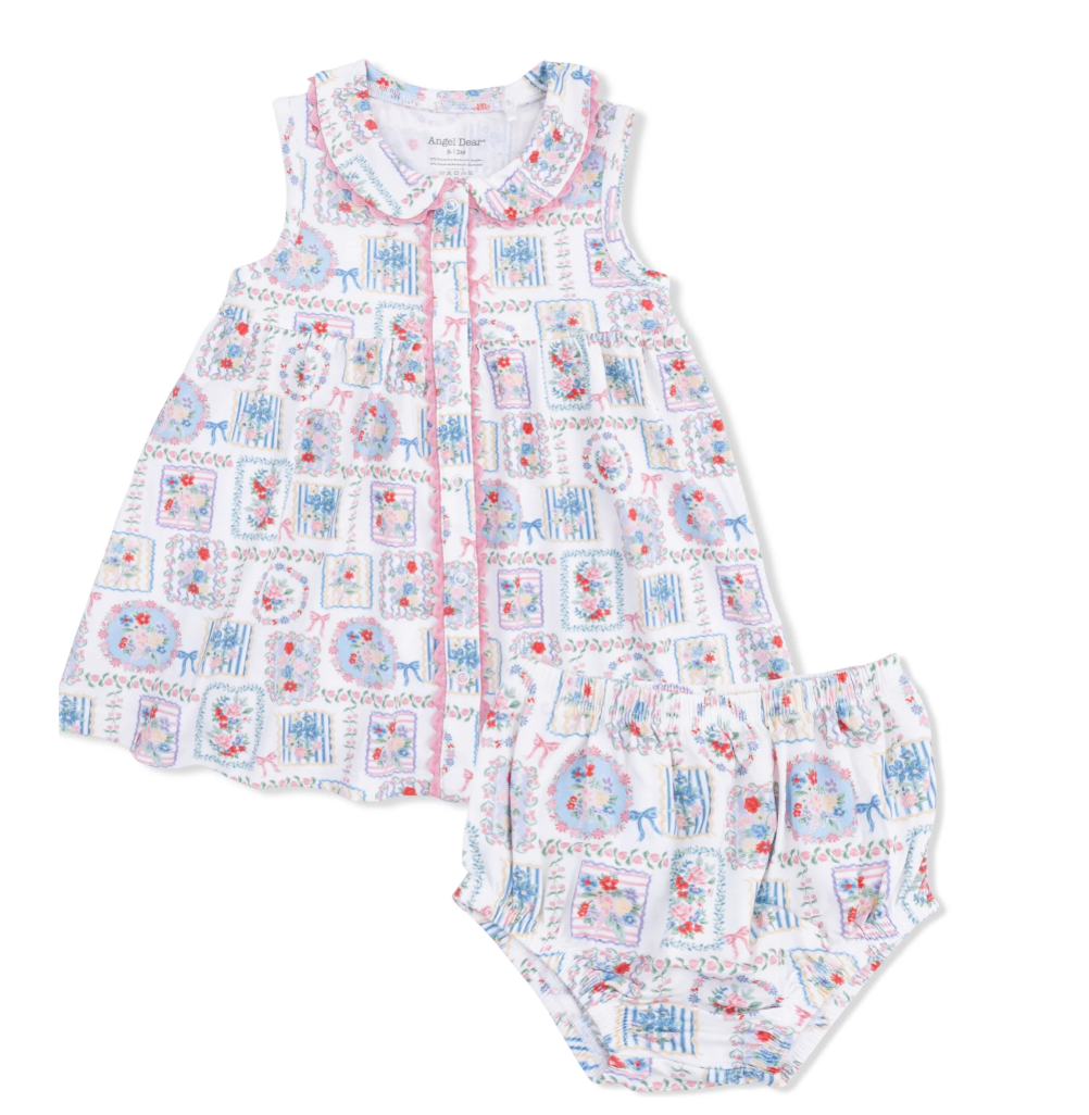 Jill Dress Sleeveless with Bloomer - Angel Dear