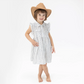 Kimberly Floral Stripe  Western Pearl Snap Dress & Bloomer