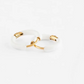Enamel Hoop Earrings- White - Pip Pop Post