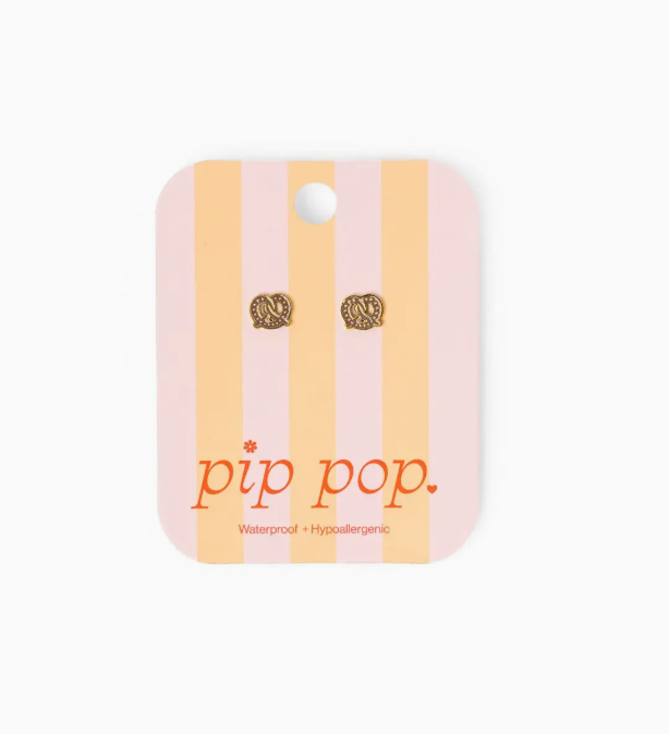 Soft Pretzel Earrings - Pip Pop Post