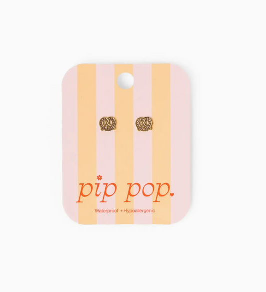 Soft Pretzel Earrings - Pip Pop Post
