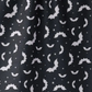 Batty Night Black Tea Towel - Geometry
