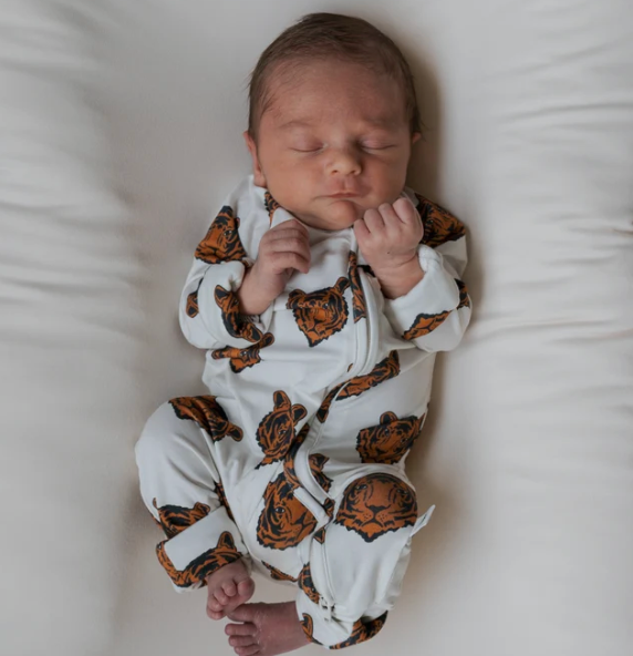 Bamboo Zip Pajamas | Tigers