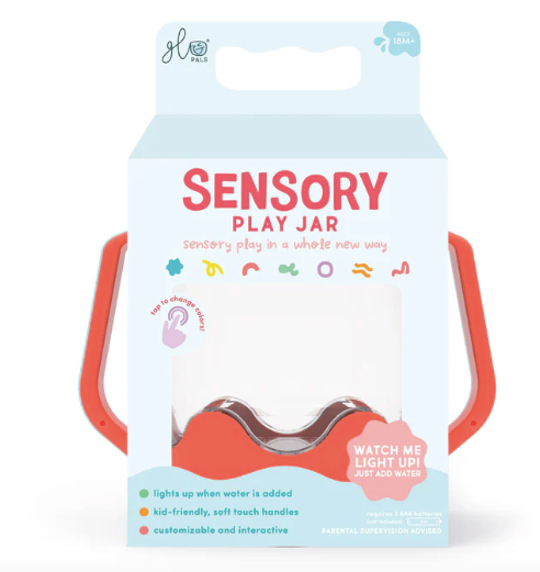 Sensory Play Jar- Coral