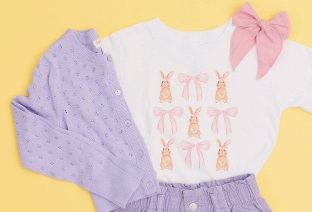 Bunnies and Bows Coquette Tee