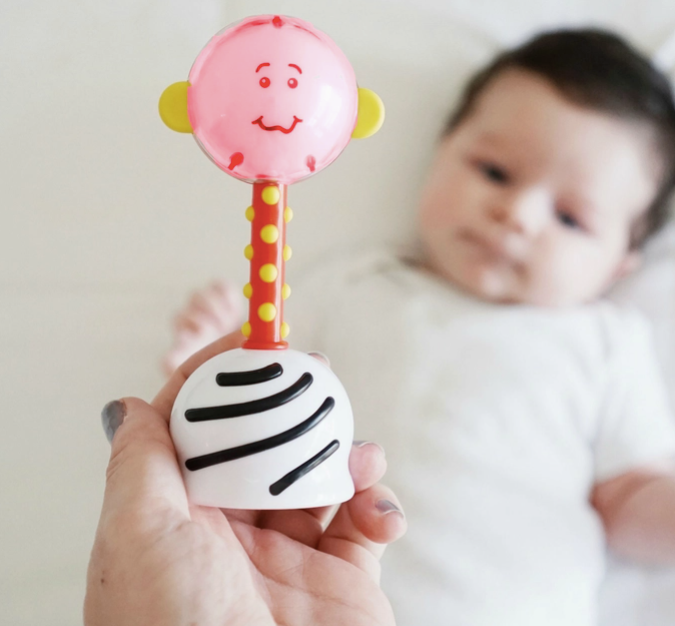 Nogginstik Developmental Light-Up Rattle - Nogginstik
