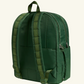 Kane Double Pocket Large Backpack-Nylon Puffer | Olive Chevron
