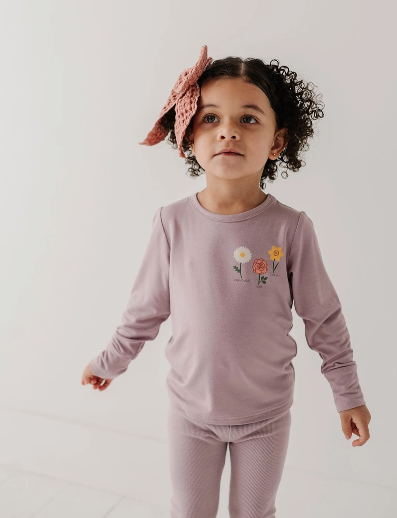 Girl's Long Sleeve Tee "Keep Nature Wild" - BabySproutsCo