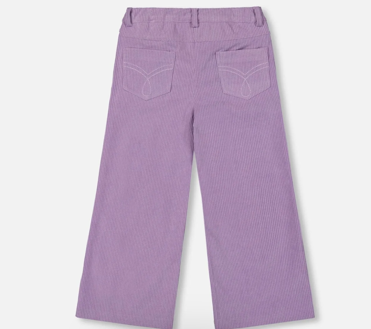 Wide Leg Corduroy Pants Lavender - Deux Par Deux