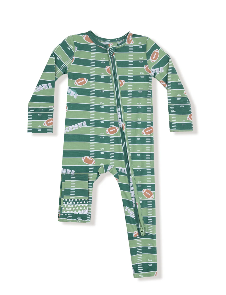 Convertible Romper- Football Field - Glow in the Dark