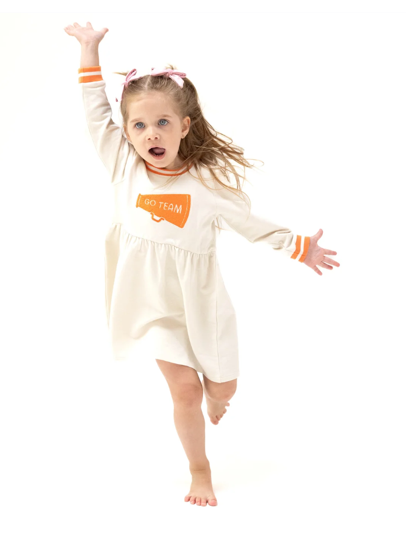 Go Team French Terry Dress - Angel Dear