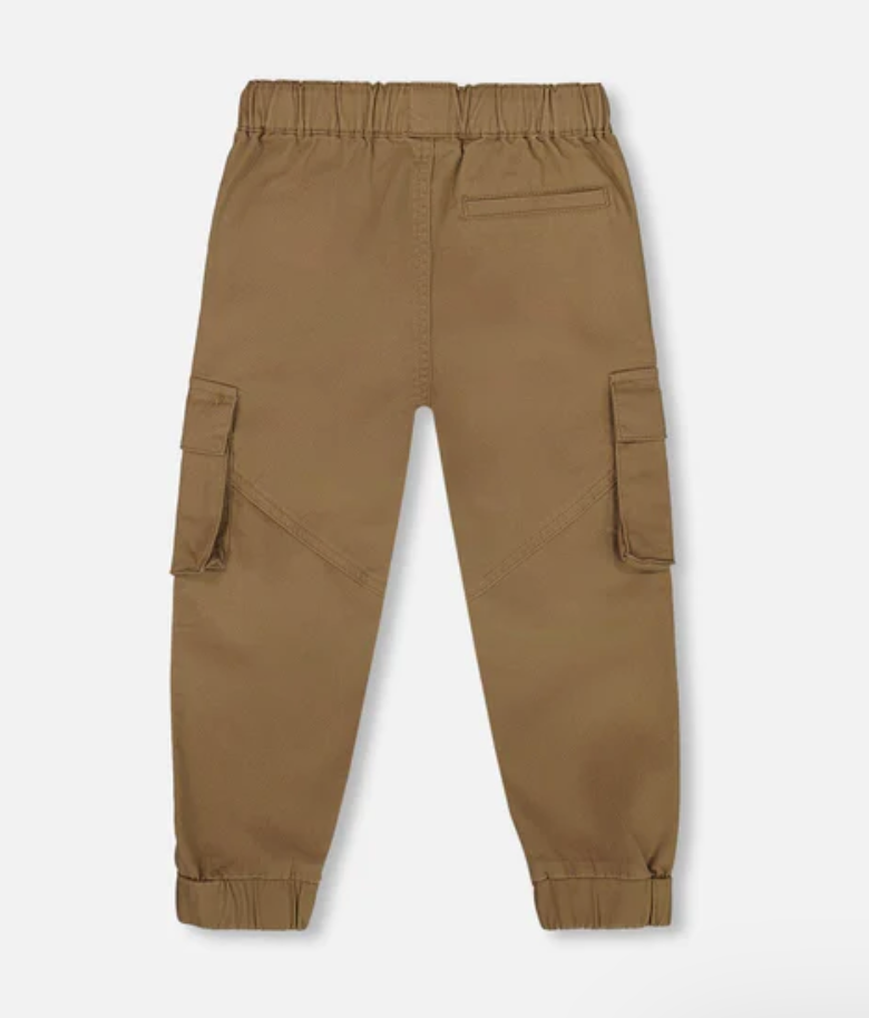 Jogger Cargo Pants- Taupe - Deux Par Deux