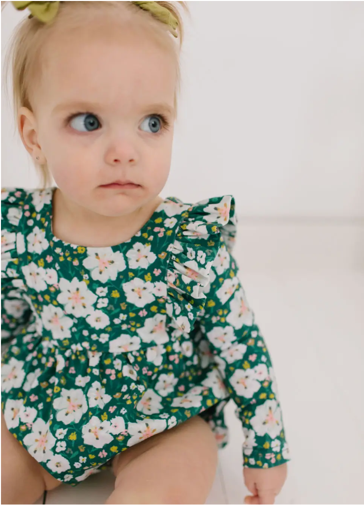 Leah Romper in Canyon Flower