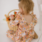 Mabel Romper in Pumpkin Bouquet