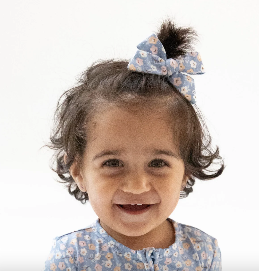 Country Calico  Bow Clips 2 Pack