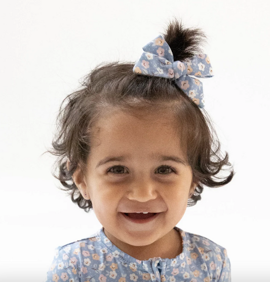 Country Calico  Bow Clips 2 Pack