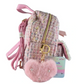 School Backpack for Girls with Keychain - Hot Focus