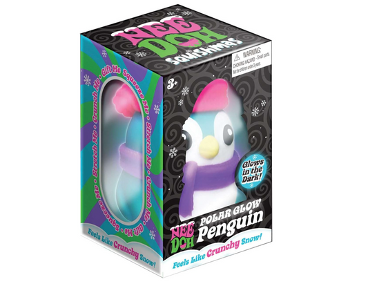NeeDoh Polar Glow Penguin