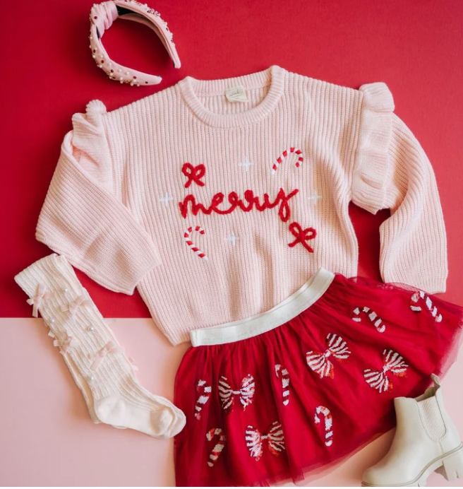 Coquette Merry Christmas Knit Sweater