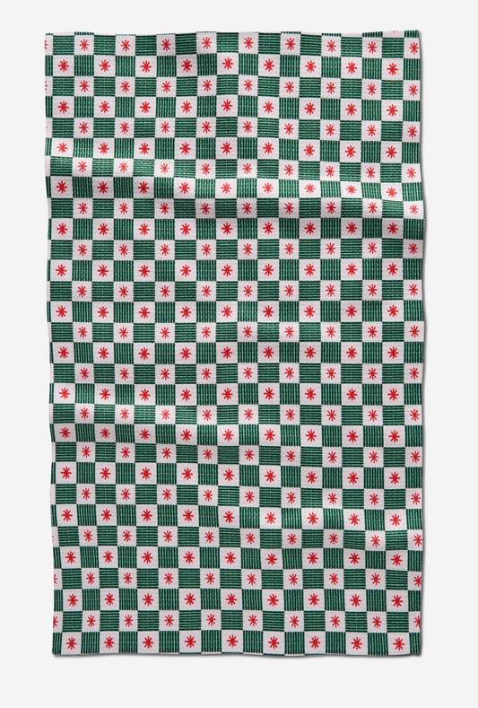 Jolly Grid Tea Towel - Geometry