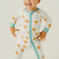 Baby Bamboo Footie Pjs - Milk & Cookies
