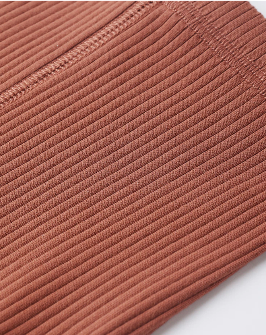 Ribbed Legging Red - Rylee and Cru