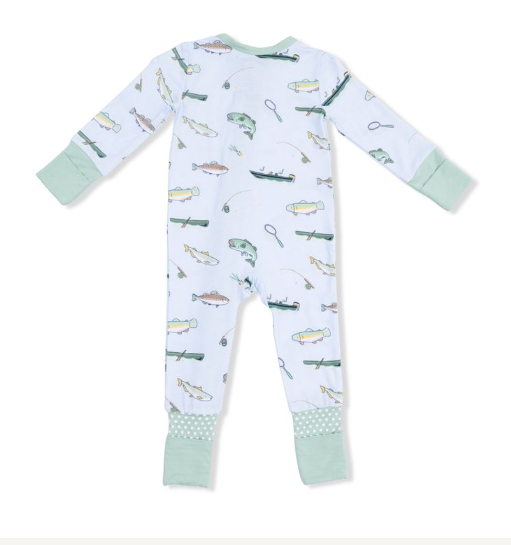 Convertible Romper- Fishing - Angel Dear