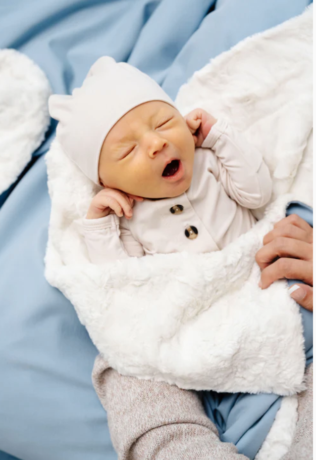 Cozy Blanket - Steel - Lou Lou & Co