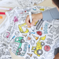 Colorable Two Piece Pajama Set | Construction Zone - Caden Lane