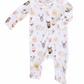 Barnyard Buddies Zipper Footie - Caden Lane