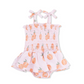 Smocked Bubble with Skirt- Sweet Peach