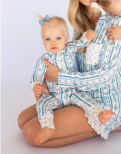 Forever Blooming Zipper Romper - In My Jammers