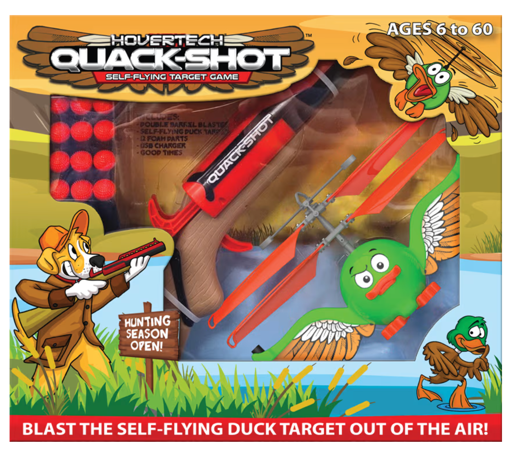 Top Secret Toys Hovertech Quack-Shot Self-Flying Target Game - Baby Sweet Pea's Boutique