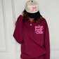 Puff Homebody Club Maroon Hoodie - Baby Sweet Pea's Boutique