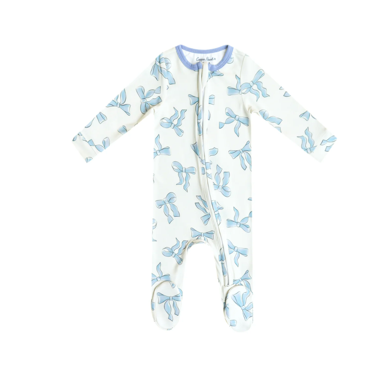 Daphne Zip-Up Footie Pajama