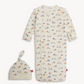 Can You Dig It Modal Magnetic Sleeper Gown + Hat Set