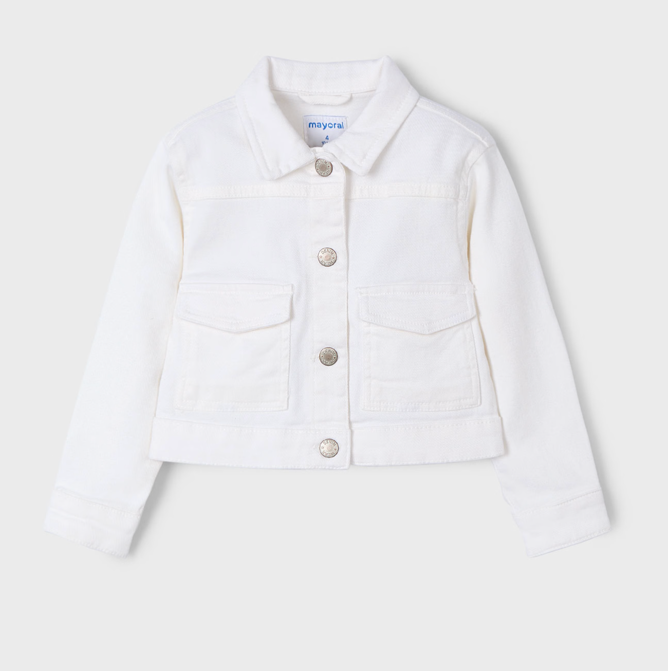 Chelsea White Denim Jacket - Mayoral