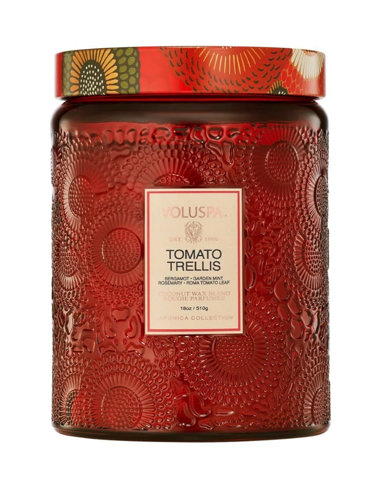Tomato Trellis Large Jar Candle