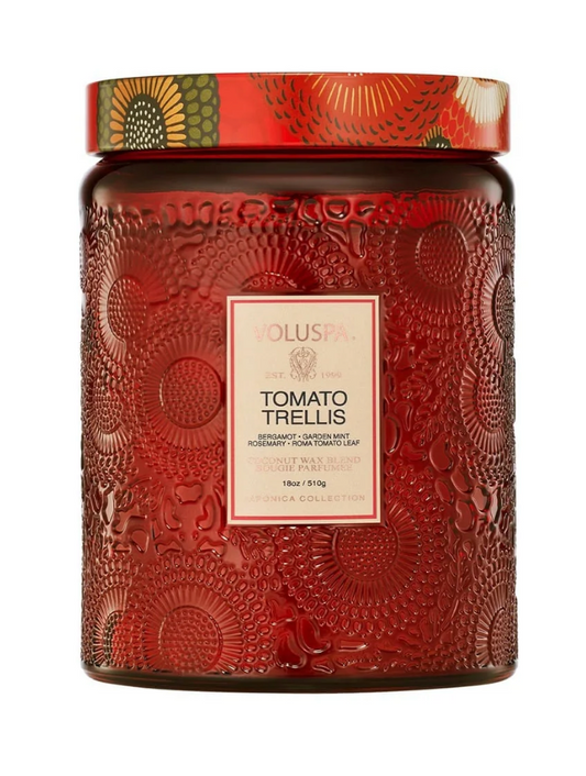 Tomato Trellis Large Jar Candle - Voluspa