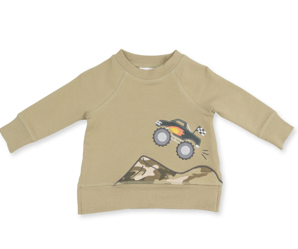 Monster Truck French Terry Sweatshirt