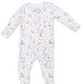 Enchanted Woodland 2 Way Ruffle Back Zipper Footie
